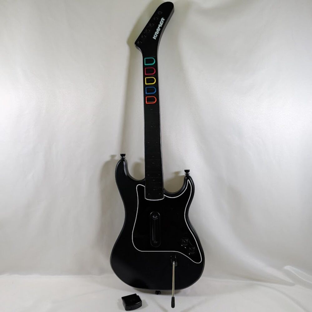 RedOctane Kramer Striker Wireless Guitar Hero Controller PS2 w/ Receiver